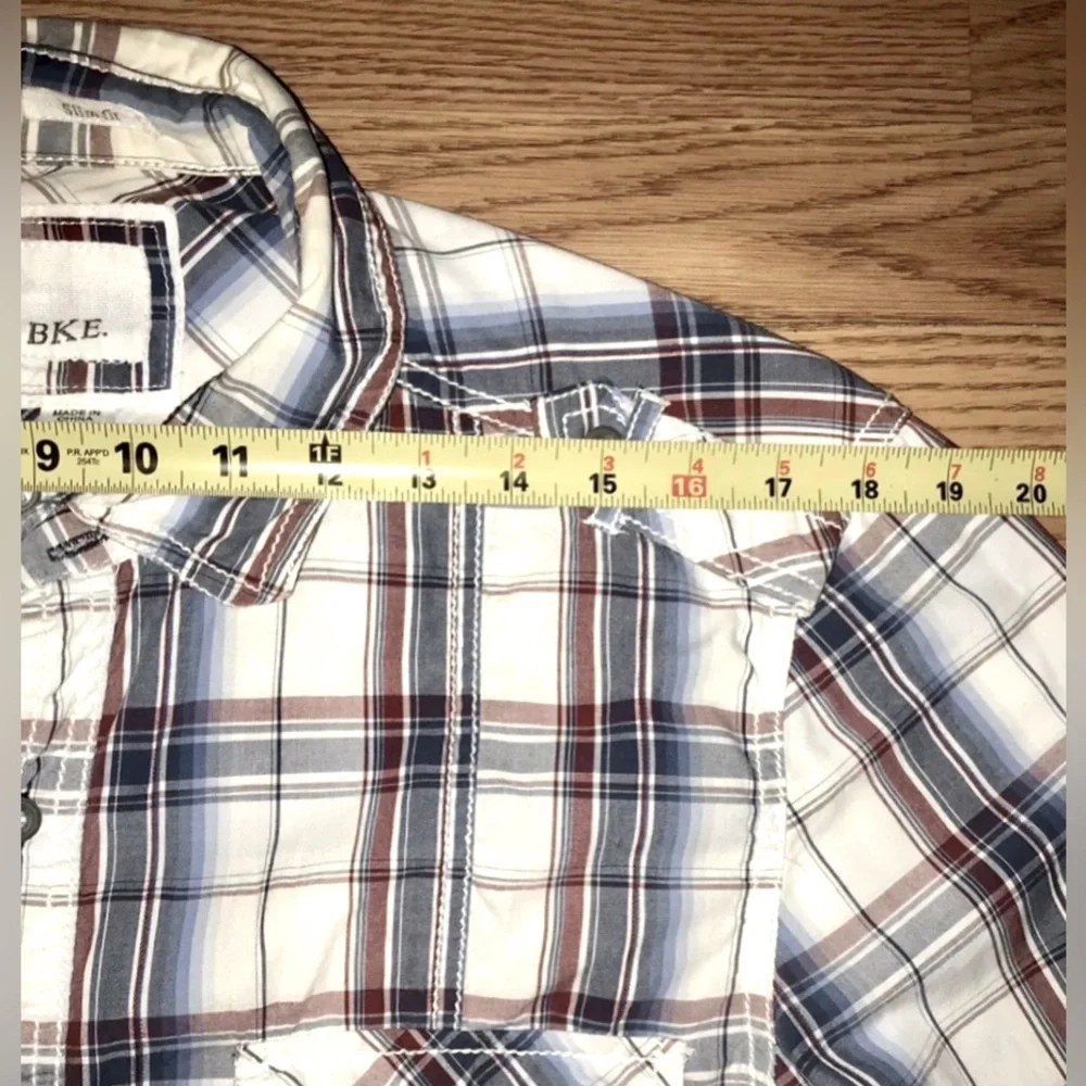 Buckle Black BKE Button Down shirt M Slim - Picture 6 of 9